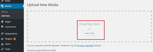 WordPress Add Media